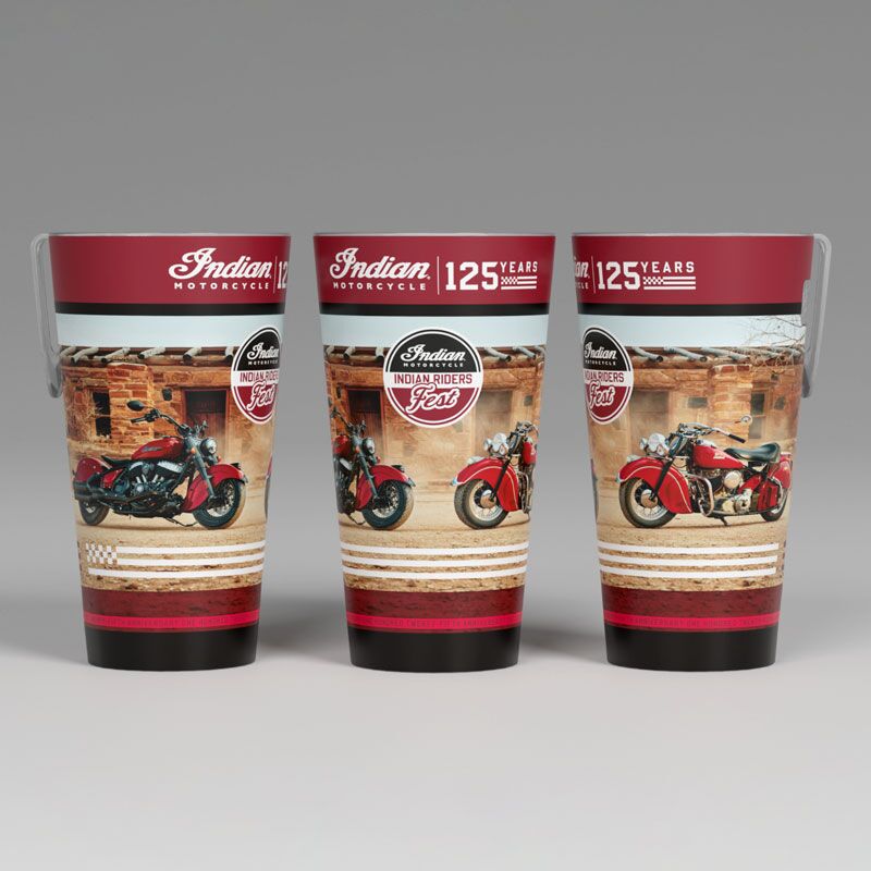 IRF26 × Indian Motorcycle® 125th Anniversary NickNack Cup — 0.5L Commemorative Edition - Image 2