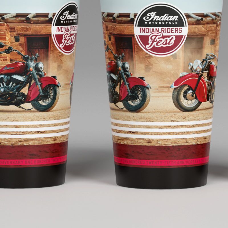 IRF26 × Indian Motorcycle® 125th Anniversary NickNack Cup — 0.5L Commemorative Edition - Image 3